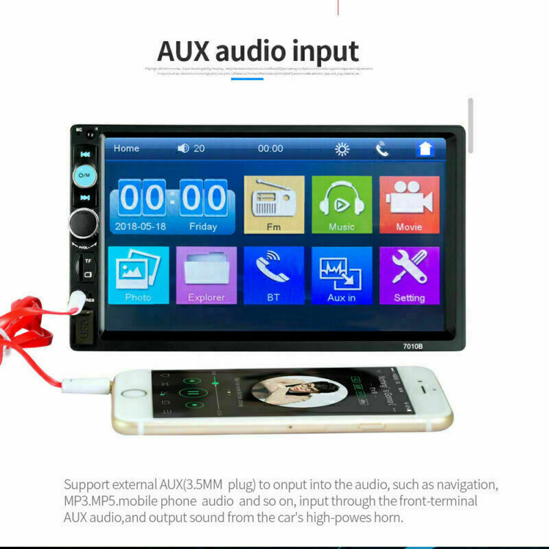 7-inch Bluetooth Car MP5 Player