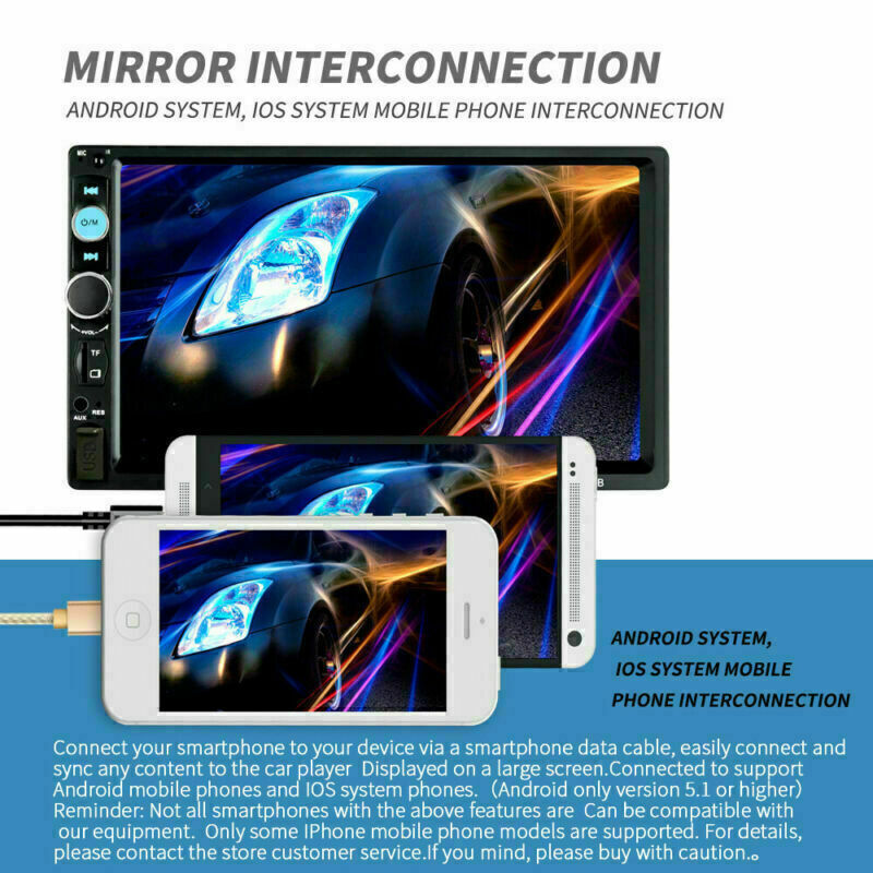 7-inch Bluetooth Car MP5 Player