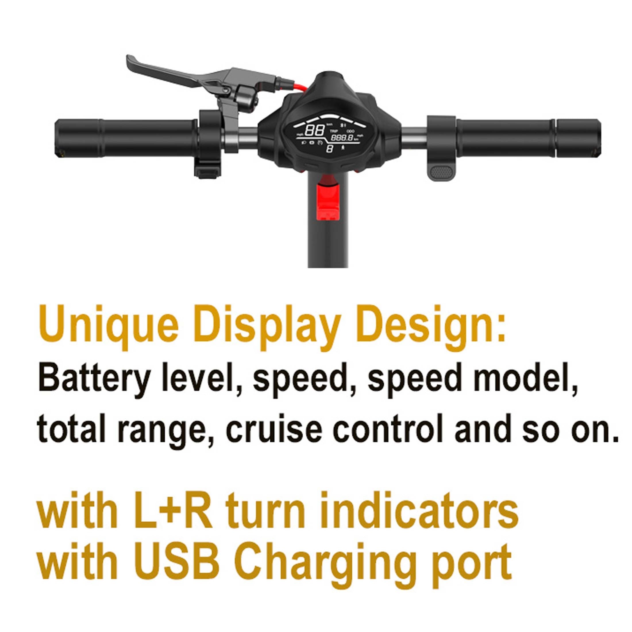 Personal Electric Scooter 36V 7.5AH 350W Foldable Commuting Escooter For Adults, Max Speed 12.5mph & Range 16 Miles, 220Lbs Max Load