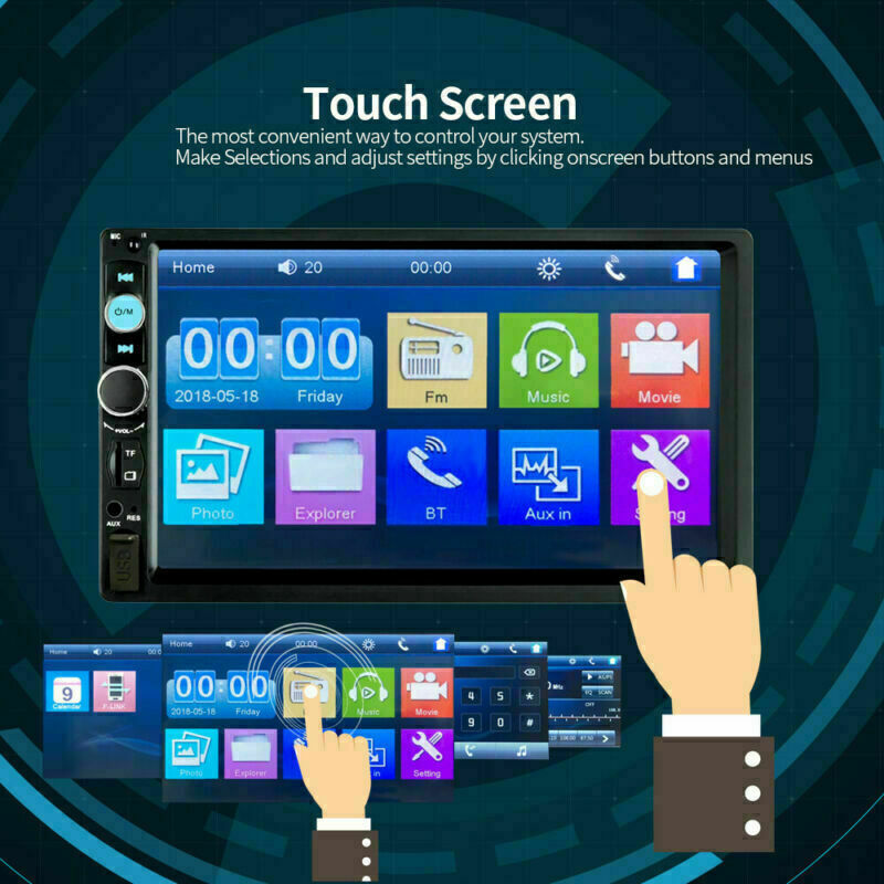 7-inch Bluetooth Car MP5 Player